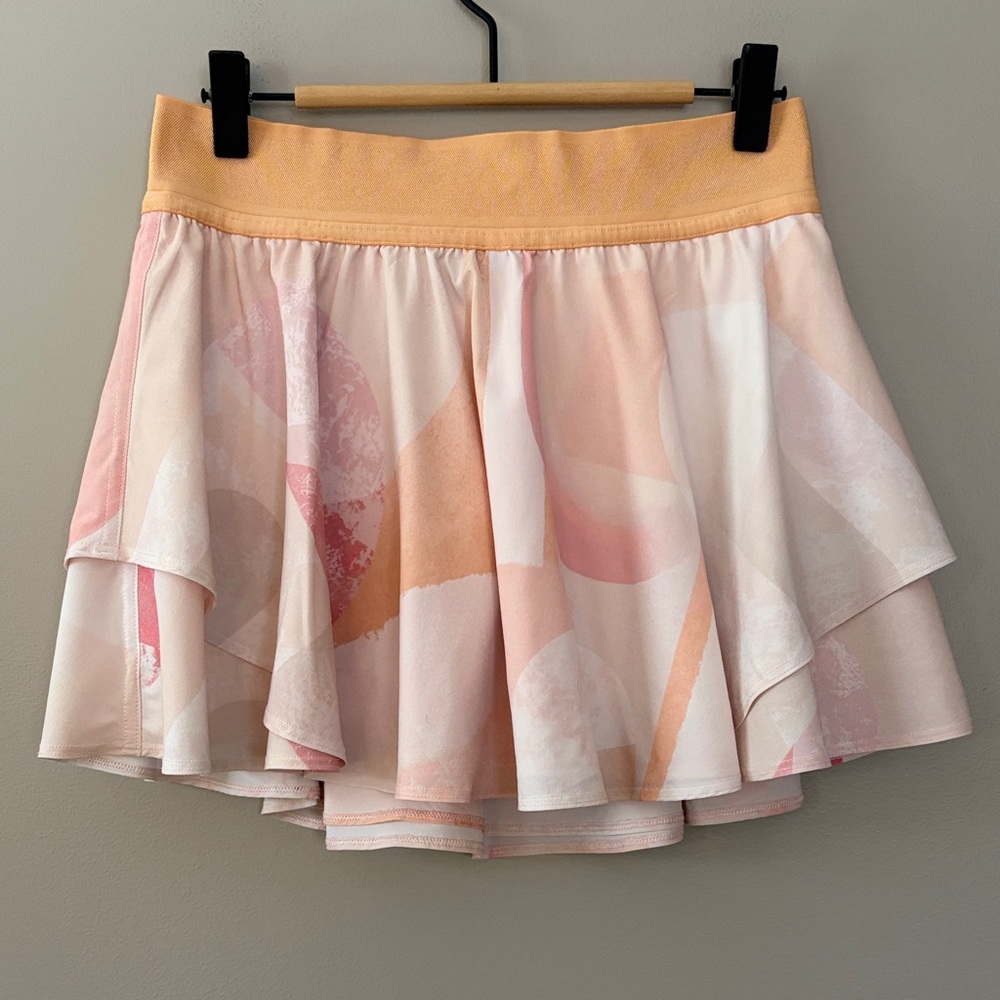 Lululemon Court Rival High Rise Skirt Size 6 Garrogeo‎ Multi Tennis Pickleball